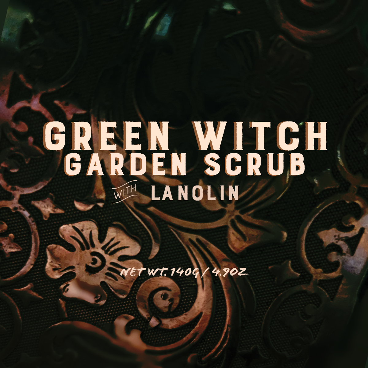 Green Witch Garden Scrub | Foaming + Protective with Lanolin | Spring Collection